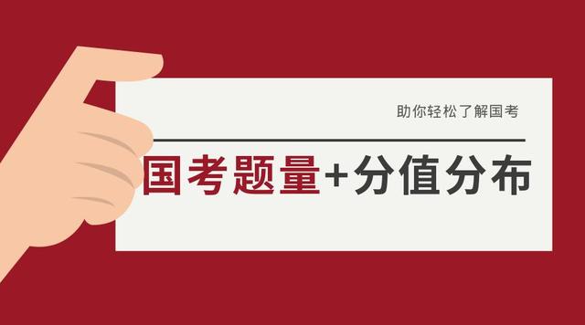 2019年國家公務(wù)員考試，行測分值分布表匯總！