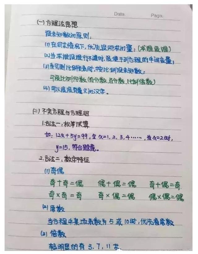 行測公式記不?。繉W(xué)霸幾張筆記就搞定了！
