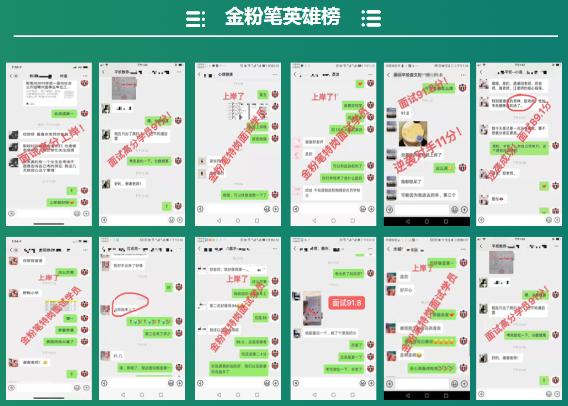 貴陽中小學、幼兒教師招聘成功上岸學員